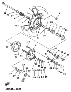 XC125 Переднее колесо