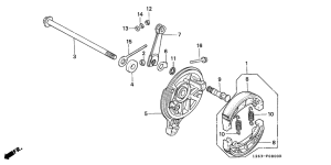 ST70 Задний тормоз