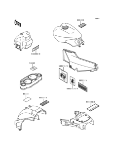 ZG1000 Наклейки