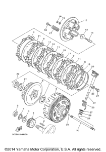 XT250F Сцепление