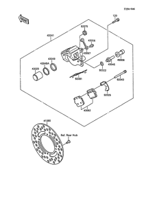  Задний тормоз