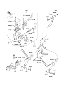 VN2000 Передний тормозной цилиндр