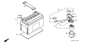 CH125 Аккумулятор