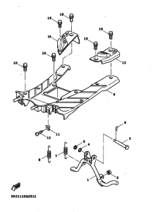 YW50 Support reposepieds