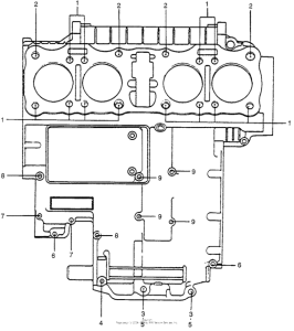 CB750 Bolt + washer i