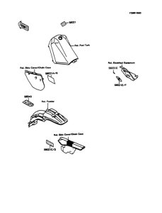 KMX125 Лейбл предостережения