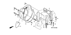 SH50 Fan cover / shroud
