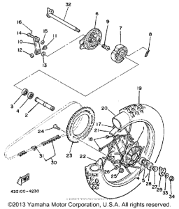 IT200L Переднее колесо