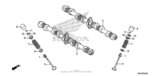 CB1100 (ABS) Распределительный вал и клапана