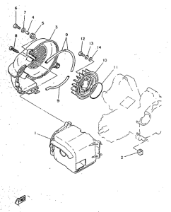 YN50R Кожух вентилятора