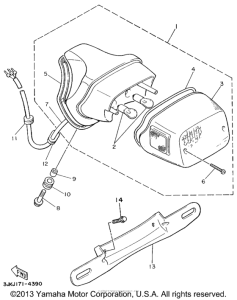 XV1100L Фонарь