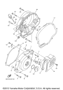 TTR125LW Боковые крышки