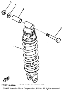 FZR400SWC Амортизаторы задние