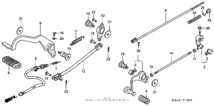 VT750CD Педали