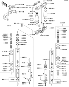 VN2000 Передняя вилка