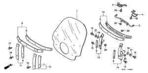 GL1500CT Wind screen