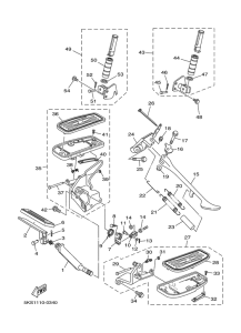 XVS1100A Stand. footrest