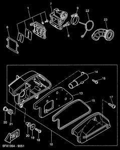 CW50RS Впускная система