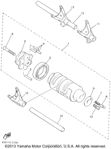 XVS650A Копирный вал