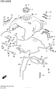 DL650X (ABS) Fuel Tank (Dl650Xal5 E28)