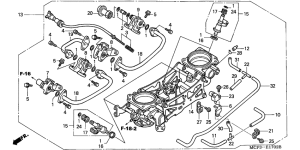 VTR1000SP Дроссель