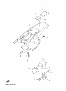 PW50 PW50D1 Боковая крышка