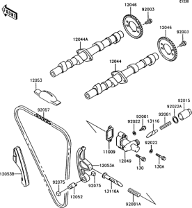 Z750 Распред вал