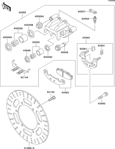 EX500 Front brake(d11 / d12)