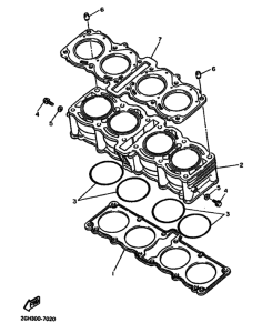 FZR1000 Цилиндр