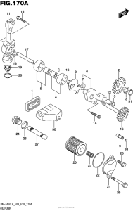 RM-Z450 Масляный насос
