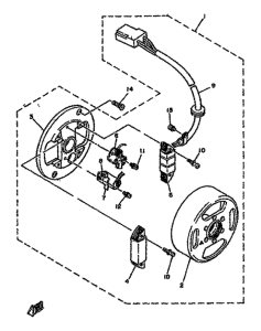 LBII-80 Flywheel magneto