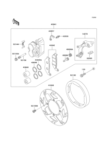  Передний тормоз