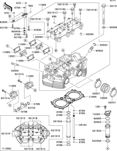 EJ650 Головка цилиндров
