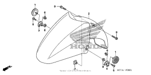 FSC600 Front fender (fsc600d'06)
