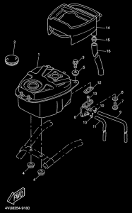 CW50 Топливный бак