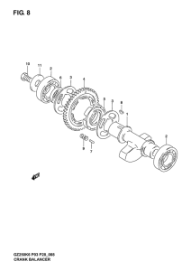 GZ250 Балансир кривошипа