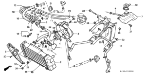 CH125 Радиатор