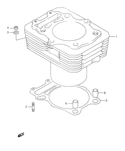 DR350 Цилиндр