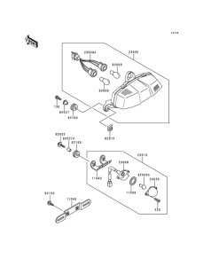 ZX600 Taillight unit ass`y