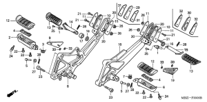 CB600F Ступень передачи