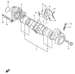 VS800 Передний суппорт