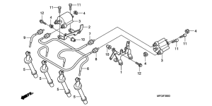 CB600F Катушка зажигания