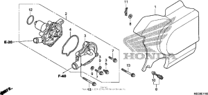 VT750C2B Водяной насос