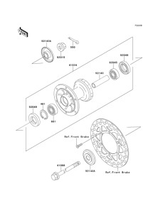  Переднее колесо