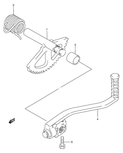 AE50 Ножной стартер