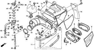 XR250L Воздушный фильтр