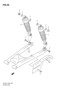 GZ125 Кожух цепной передачи