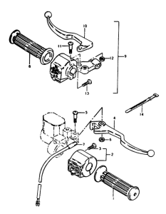 ZR50 Рулевой переключатель