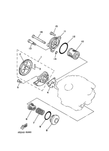 AG200 Масляная помпа в сборе