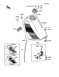 KMX200 Топливный бак